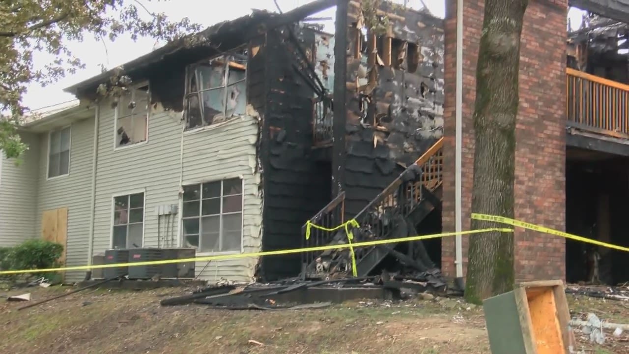 North Little Rock apartment complex residents react to Wednesday fire