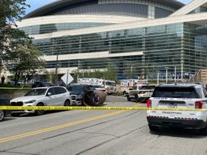 Woman killed when large steel cylinder escapes construction site near Pitt’s Petersen Events Center