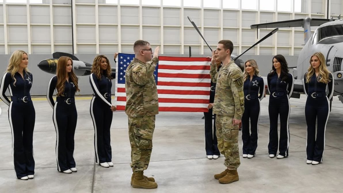 Dallas Cowboys Cheerleader Visits American Soldiers in South Korea: 'Life-Changing'