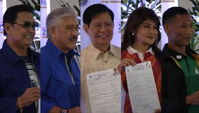 COC filing day 2 recap: Senate veterans, 'Diwata' surprise