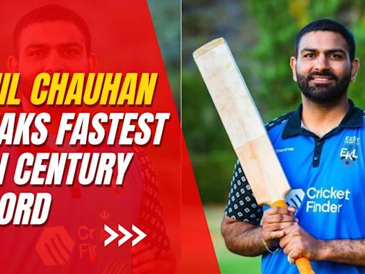 Sahil Chauhan Breaks Chris Gayle’s Record, Hits Fastest Century in T20 | Cricket News - News18