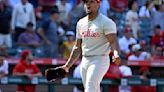 Philadelphia Phillies strike out 18 times, but beat Angels 2-1 on Schwarber's 2-run single