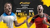 Inglaterra vs. Bélgica: horario, TV, estadísticas, clasificación y pronósticos