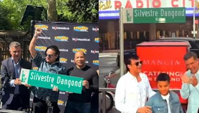 'Me gusta, me gusta': Silvestre Dangond chicaneó calle que le inauguraron en EE. UU.