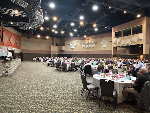 Spring economic luncheon highlights twin Saults relationship