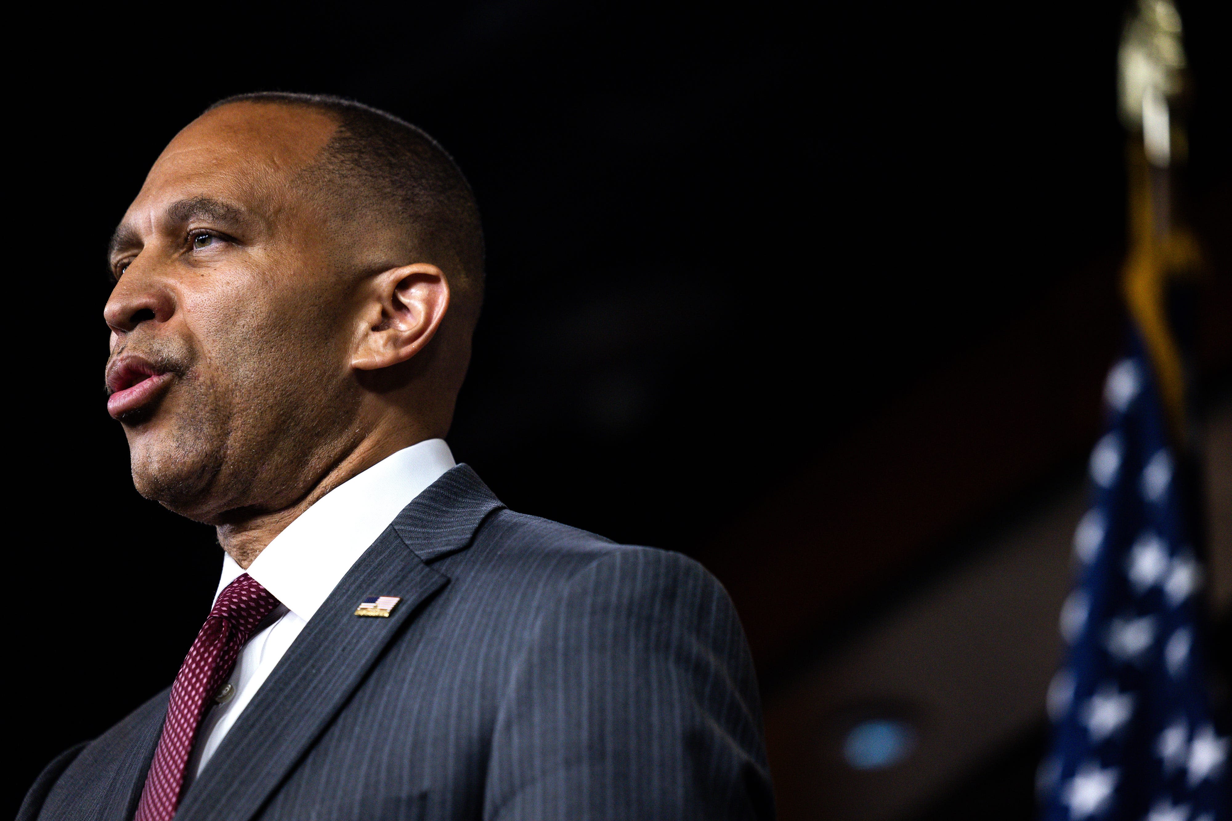 Hakeem Jeffries met with Joe Biden after week of turmoil on Capitol Hill