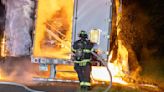 Trailer full of watermelons burns in Marion County, firefighter say