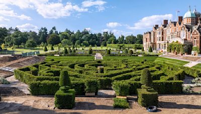 King restores his beloved childhood maze on the Sandringham Estate