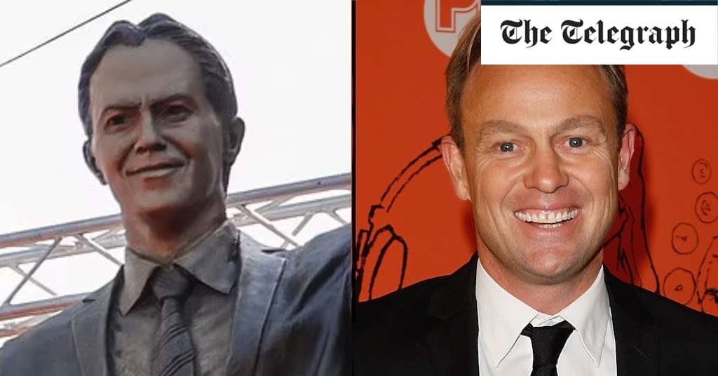 Tony Blair statue in Kosovo mocked for resembling Jason Donovan