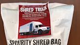 Shred bags available at Dalton Library Branch