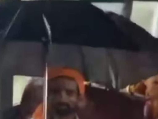 Watch: Passenger Sits With Umbrella Inside Bus Due To Leaky Roof - News18