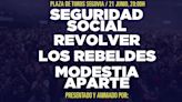 Revólver, Rebeldes, Seguridad Social y Modestia Aparte en el primer concierto de pago de las fiestas de Segovia