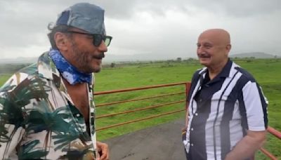 WATCH: Jackie Shroff shows friend Anupam Kher his home amid nature; recalls time living at Teen Batti chawl