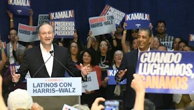 In majority Latino Allentown, second gentleman Doug Emhoff courts voters for Harris-Walz ticket