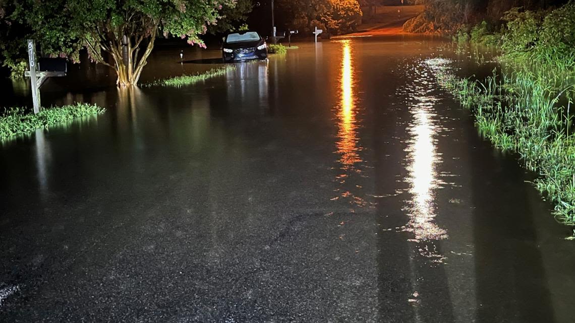 Flash Flood Emergency in Greensboro overnight