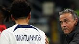 Marquinhos, otra preocupación para Luis Enrique