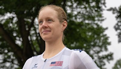 Star triathlete Taylor Knibb to take on world's fastest cyclists in the Olympic time trial