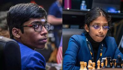 Brother-sister Indian duo of R Praggnanandhaa and R Vaishali suffer defeats at Norway Chess tournament - Times of India