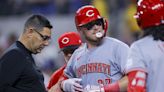 Reds starter Hunter Greene limits Rangers to 1 hit over 7 scoreless innings. They hold on to win 8-4