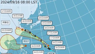 葡萄桑颱風這3日接近台灣北方 「全台中秋賞月指數」一圖看