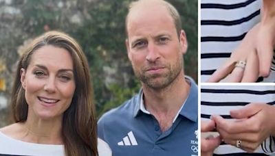 Eagle-eyed royal fans spot Princess Kate wearing new ring on engagement finger