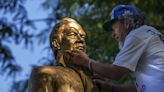 This protester couldn't save Nicaragua, but he's restoring an L.A. monument to its beloved poet