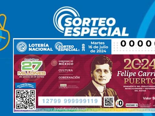 Resultados Sorteo Especial 289: lista de ganadores de la Lotería Nacional, hoy 16 de julio del 2024