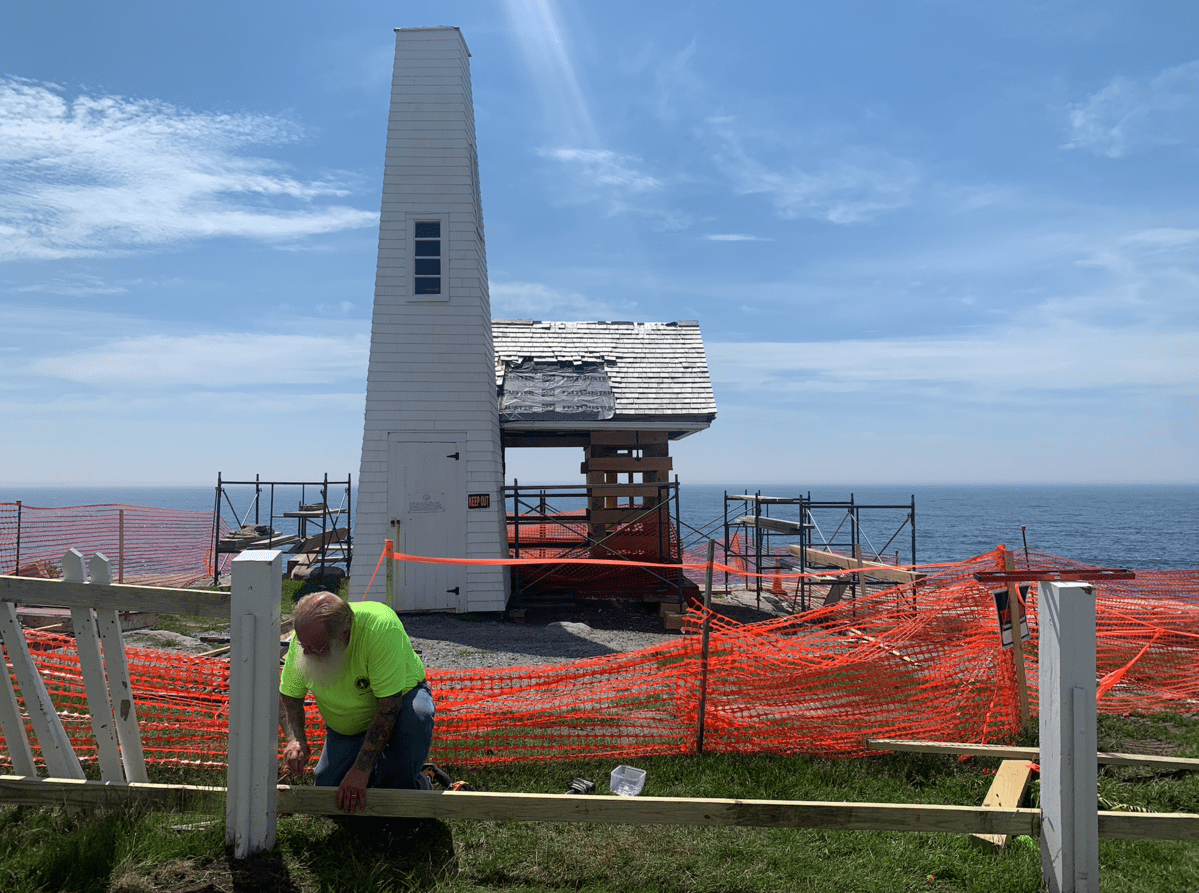 Restoration of iconic Maine lighthouse destroyed in January storm begins