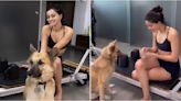 Ananya Panday watches Bridgerton on Saturday night; kickstarts Sunday morning with fun Pilates session ft furry friend