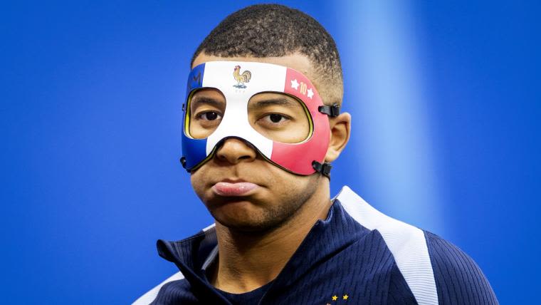 Why Kylian Mbappe is wearing a mask at Euro 2024: Broken nose requires protective face cover for France forward | Sporting News