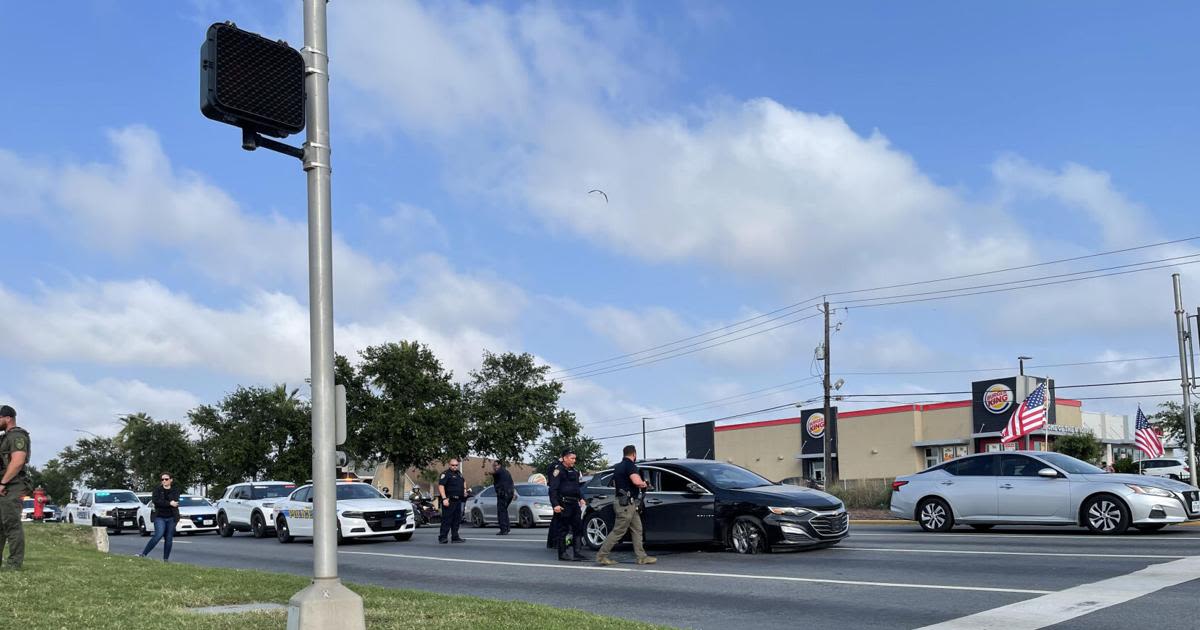 Galveston officer OK after being struck in Broadway traffic chase, city says