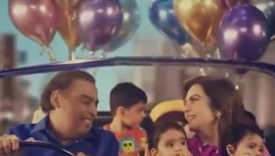 Mukesh-Nita Ambani 'Ki Gadi Mai Nikli Sawari' With Their Four Grandkids