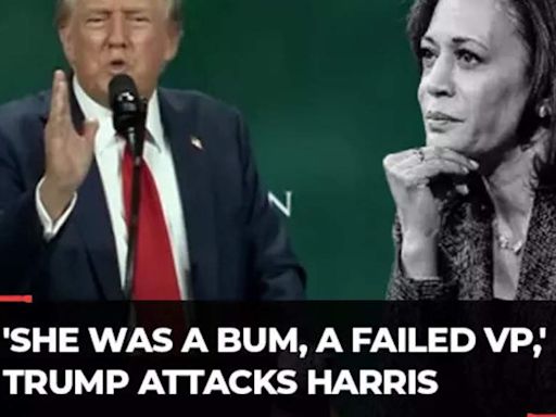 'Took a bullet for democracy...,' Donald Trump touts his wound and goes after Kamala Harris in speech