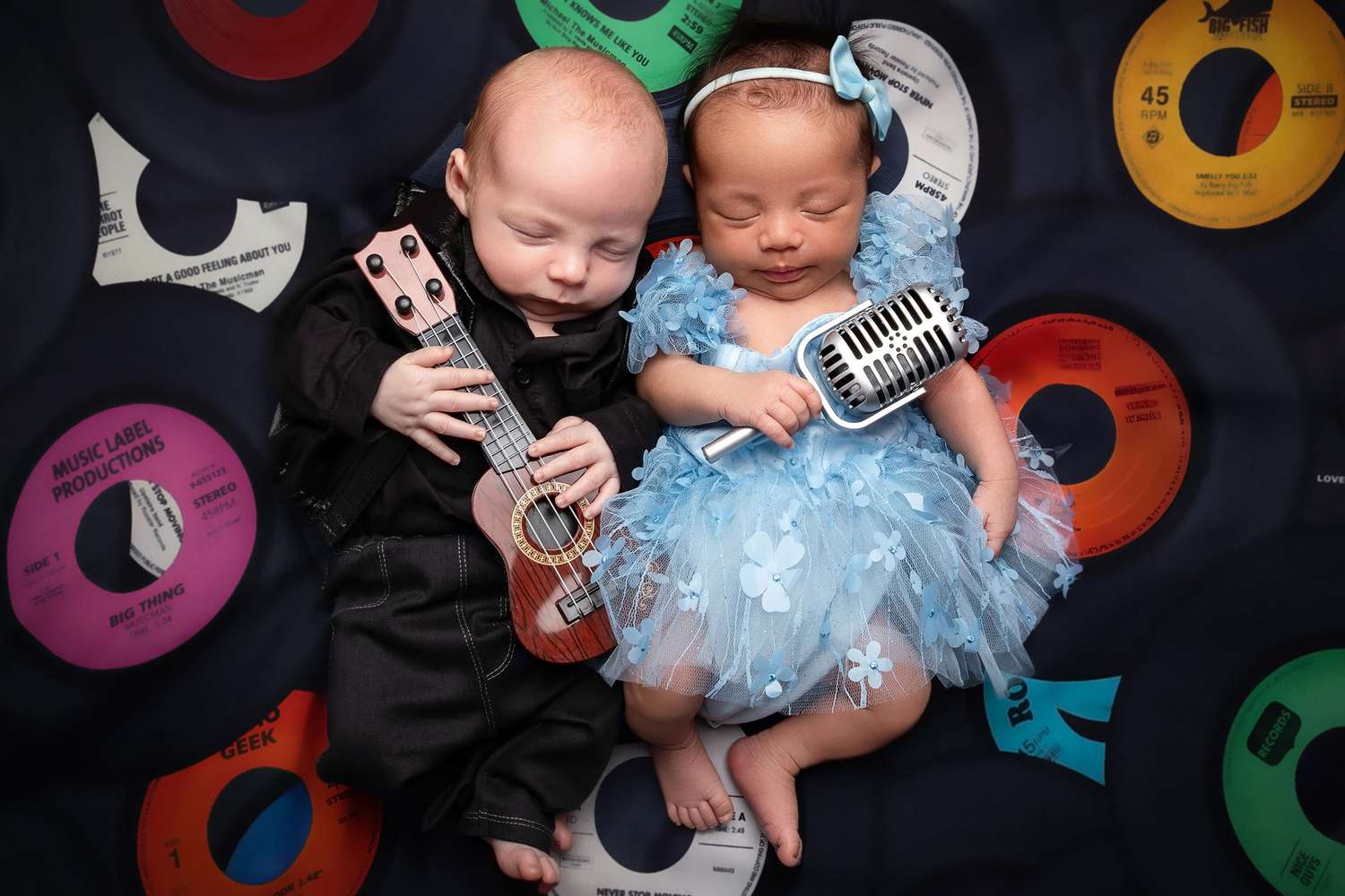 Babies Named Johnny Cash and June Carter Get Joint Photoshoot After They're Born on Same Day (Exclusive)