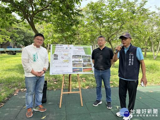 大甲區婦女館旁中山公園 蔡其昌爭取五百萬整建兒童遊戲場