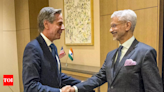 'Our bilateral agenda progresses steadily': Jaishankar meets Blinken in Tokyo | India News - Times of India