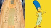 ¿Egipto predijo a Los Simpsons? Un misterioso jeroglífico de 3500 años se hizo viral por su parecido con Marge