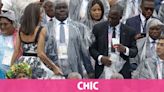 La reina Letizia derrocha elegancia a pesar de la lluvia en la inauguración de los Juegos Olímpicos
