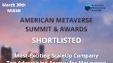 MetaVersusWorld Nominated Twice for 1st Annual American Metaverse Awards