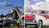 Classic US cars and bikes on display at show this weekend