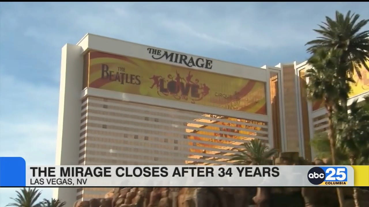 The Mirage Hotel and Casino closing after 34 years - ABC Columbia