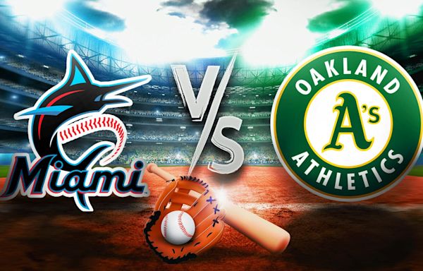 Marlins vs Athletics prediction, odds, pick, how to watch