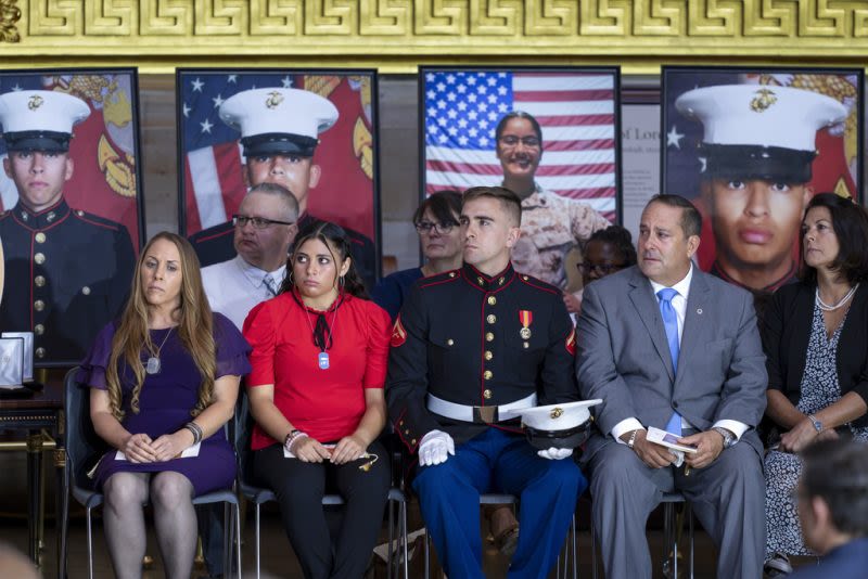 Service members killed in Afghanistan honored with Congressional Gold Medals