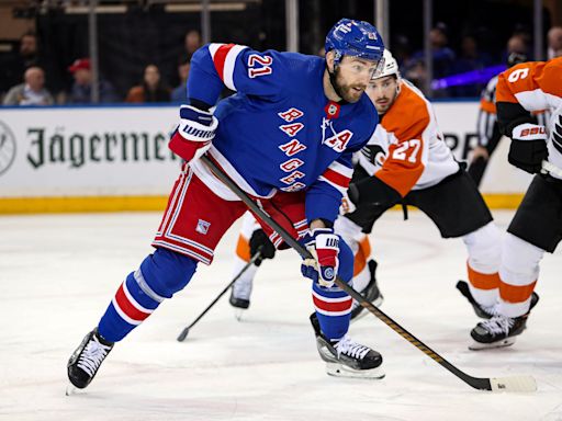 Rangers' salary cap and roster breakdown after Sharks claim Barclay Goodrow