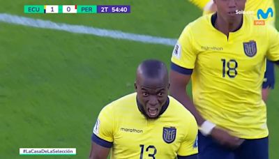 Golazo de Enner Valencia, con violento cabezazo, en Perú vs Ecuador por Eliminatorias 2026