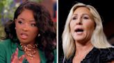 Jasmine Crockett rips Marjorie Taylor Greene on 'The View': "A bully" who is aiding "the destruction of our institution"