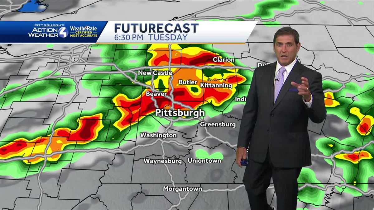 Severe Weather Alert Day: Pittsburgh region under severe thunderstorm watch, warnings issued