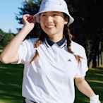 高球小姐-adidas GOLF 高爾夫球女用漁夫帽(白色) #IT1212