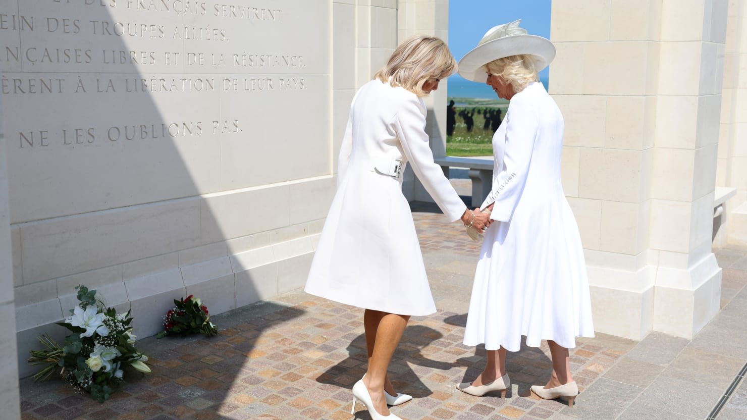 Brigitte Macron Awkwardly Breaks Royal Protocol With Camilla