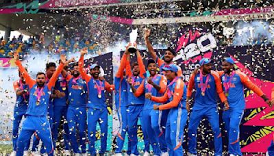 They're coming home: T20 world champions India finally depart from Barbados